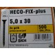 5 x 30 Zingue Jaune HECO-FIX-plus