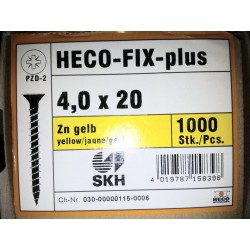 4 x 20 Zingue Jaune HECO-FIX-plus