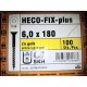 6 x 1800 Zingue Jaune HECO-FIX-plus