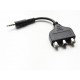 Adaptateur Jack 3.5 vers RCA audio / video