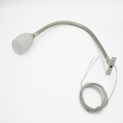 Lampe halogène sur bras flexible longueur 600 mm