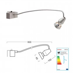 SPOT 35 Watts 230 Volts AXO DISPLAY LUMIANCE ALUMINIUM 3088140 