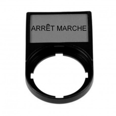  Porte étiquette avec marquage Eaton M22S-ST